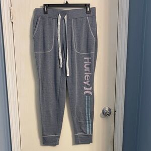 Hurley logo Blue Gray Pants